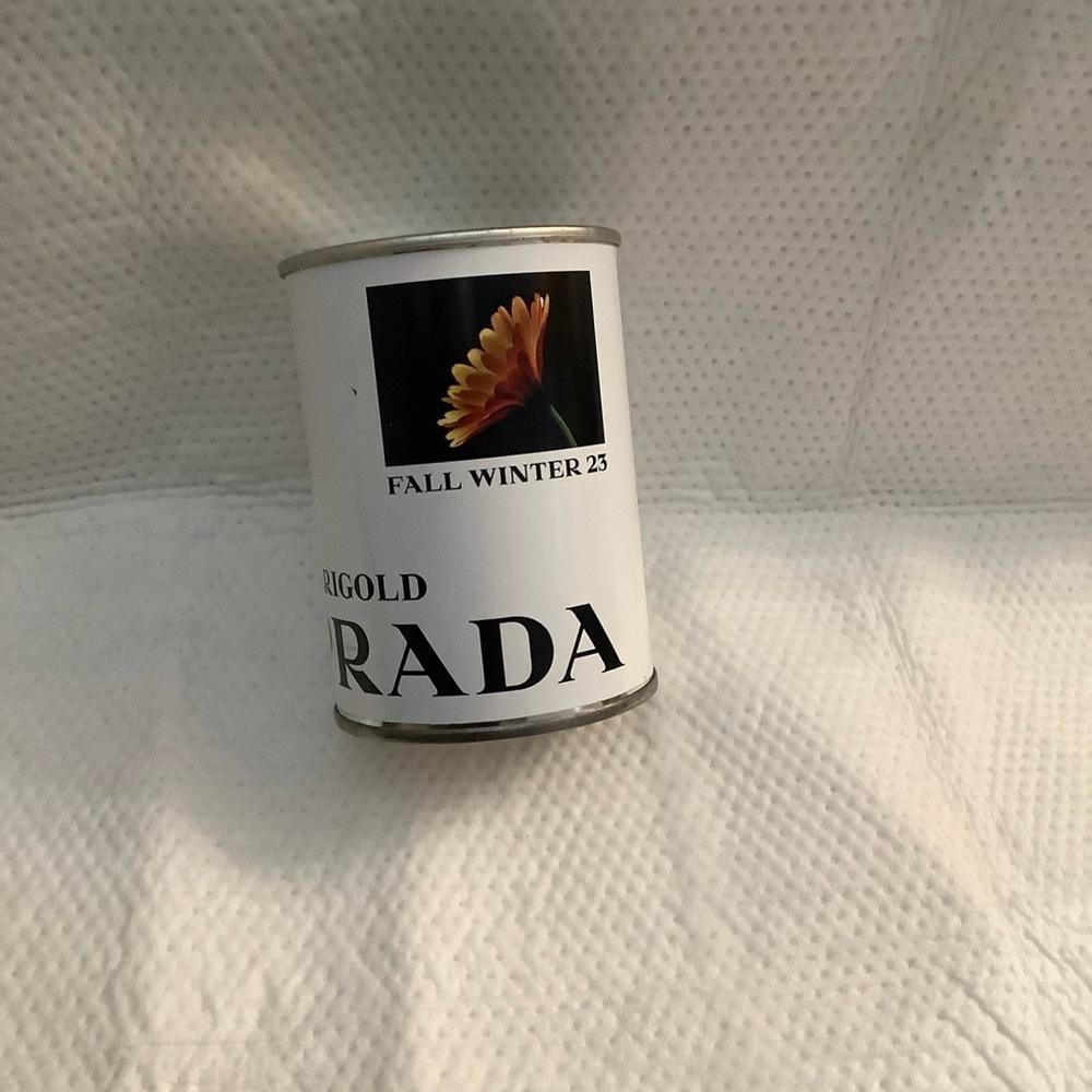 PRADA In Conversation With A Flower: MariGold Can Of Seed New Unopened - Picture 2 of 10